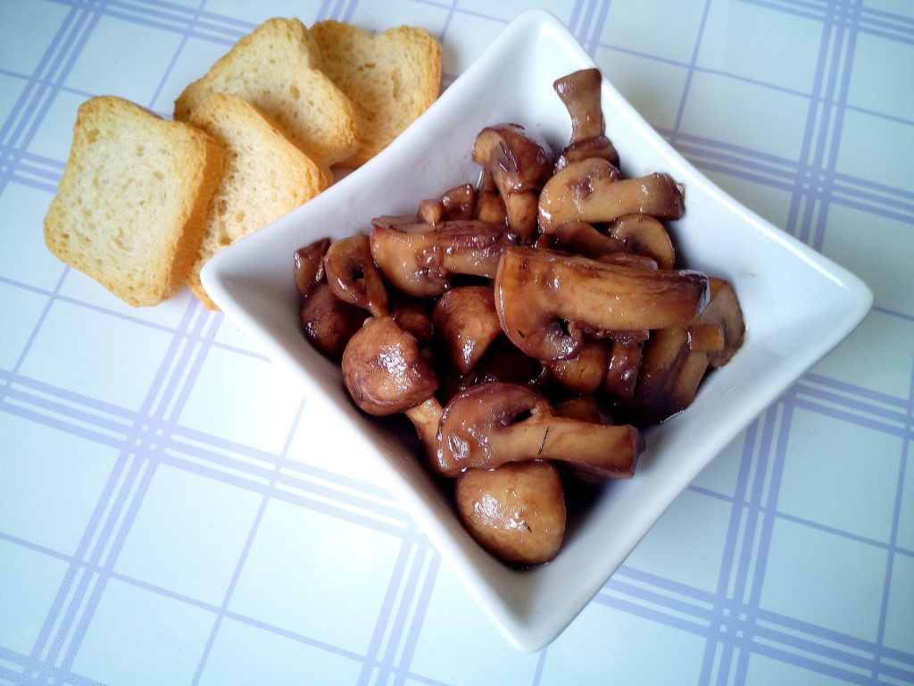 on toast recipes: mushrooms