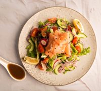 Smoked Salmon Trout Salad With Granadilla Dressing