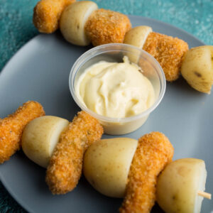 How to Make Fish Pops & Baby Potato Skewers