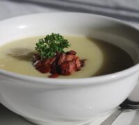 Cheesy Leek Soup Recipe