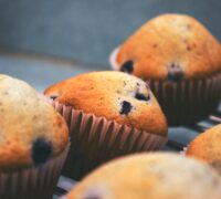Air Fryer Blueberry Muffins Recipe [de-Licious!]