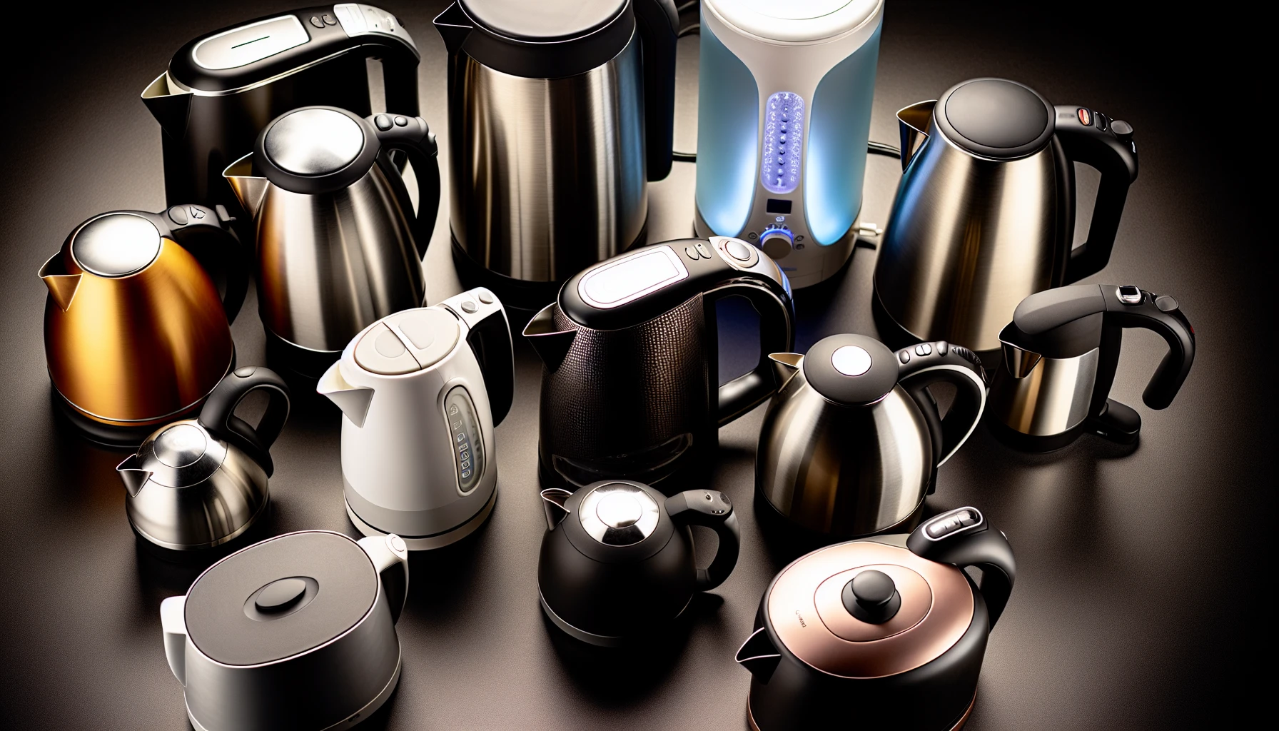 Variety of electric kettles